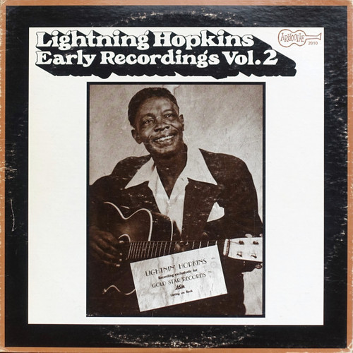 Lightning Hopkins* - Early Recordings Vol. 2 (LP, Comp)