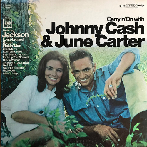 Johnny Cash & June Carter - Carryin' On With Johnny Cash & June Carter (LP, Album, RE, Ter)