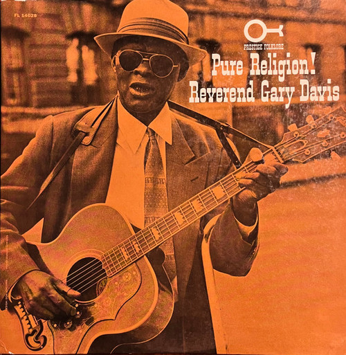 Rev. Gary Davis - Pure Religion! (LP, Album, RE)