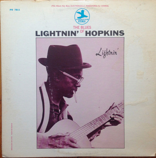Lightnin' Hopkins - Lightnin' (The Blues Of Lightnin' Hopkins) (LP, Album, RE, RM)