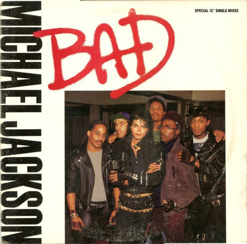 Michael Jackson - Bad (12", Single)