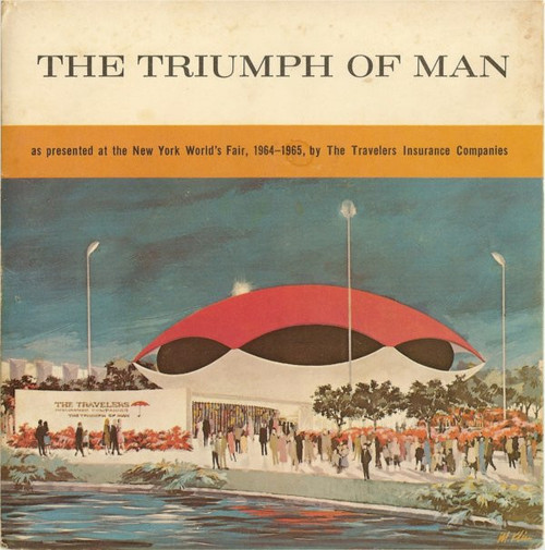 Frank Ledlie Moore, Peter Thomas (7), The Hartford Symphony Orchestra - The Triumph Of Man (7", Red)