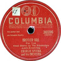 Charlie Spivak And His Orchestra - Brother Bill / Elegy (Shellac, 10")