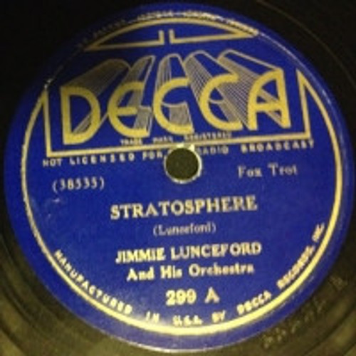 Jimmie Lunceford And His Orchestra - Stratosphere / Solitude (Shellac, 10")