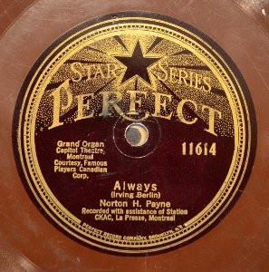 Norton H. Payne - Always / Moonlight And Roses (Shellac, 10", Bro)