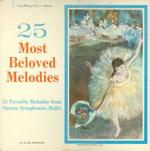 Various - 25 Most Beloved Melodies (LP, Comp, RE)_3829487603 Various - 25 Most Beloved Melodies (LP, Comp, RE)_3829487603