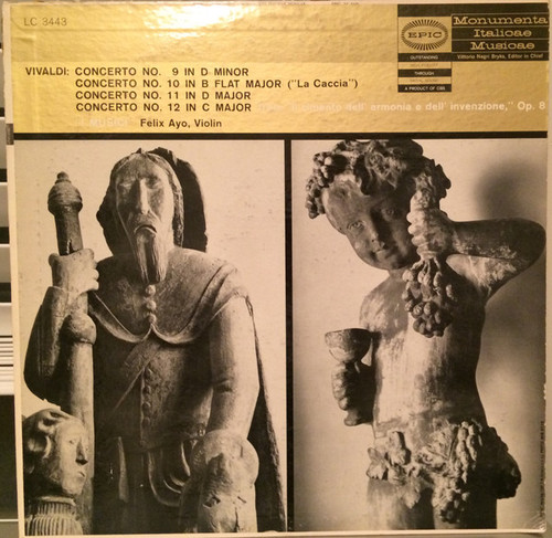 Vivaldi* - I Musici, Félix Ayo - From "Il Cimento Dell' Armonia E Dell' Invenzione," Op. 8 (LP, Mono) Vivaldi* - I Musici, Félix Ayo - From "Il Cimento Dell' Armonia E Dell' Invenzione," Op. 8 (LP, Mono)