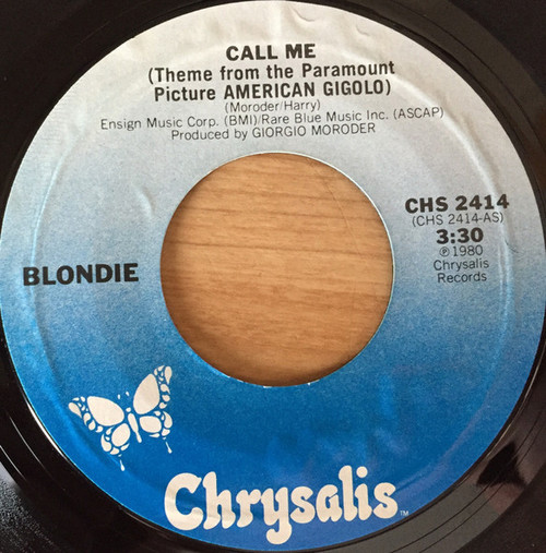 Blondie - Call Me (7", Single, Styrene, Pit)