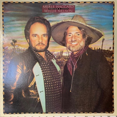Merle Haggard / Willie Nelson - Poncho & Lefty (LP, Album, Pit)