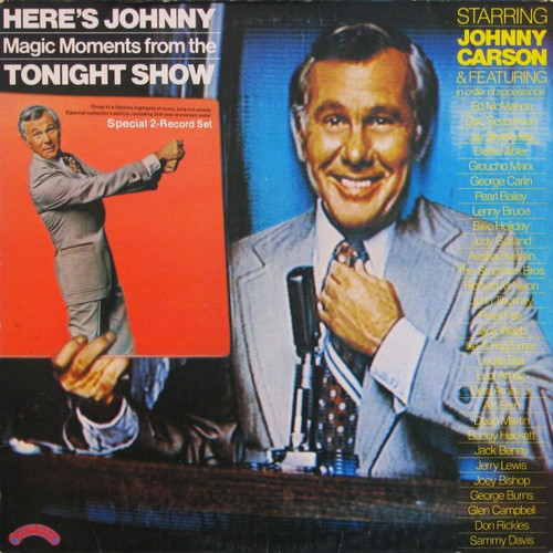 Johnny Carson - Here's Johnny.... Magic Moments From The Tonight Show (2xLP, Album, PR )
