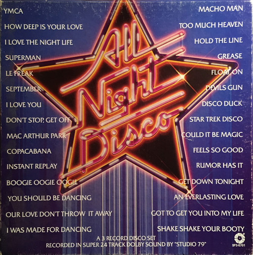 Studio '79* - All Night Disco (3xLP, Album, Box)