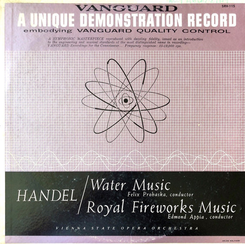 Handel*, Vienna State Opera Orchestra* - Royal Fireworks Music / Water Music (LP, Mono)