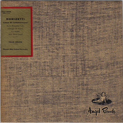 Donizetti* / Maria Meneghini Callas*, Giuseppe di Stefano, Tito Gobbi, Anna Maria Canali, Tullio Serafin - Lucia Di Lammermoor (2xLP, Album, Mono)
