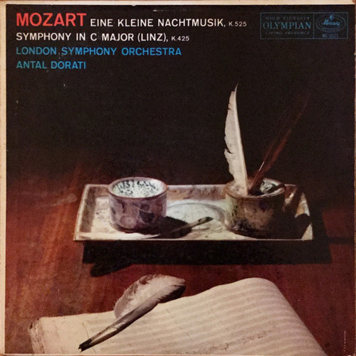 Mozart* - Antal Dorati, London Symphony Orchestra - Eine Kleine Nachtmusik, K. 525/Symphony in C Major ("Linz") K. 425 (LP, Album, Mono)