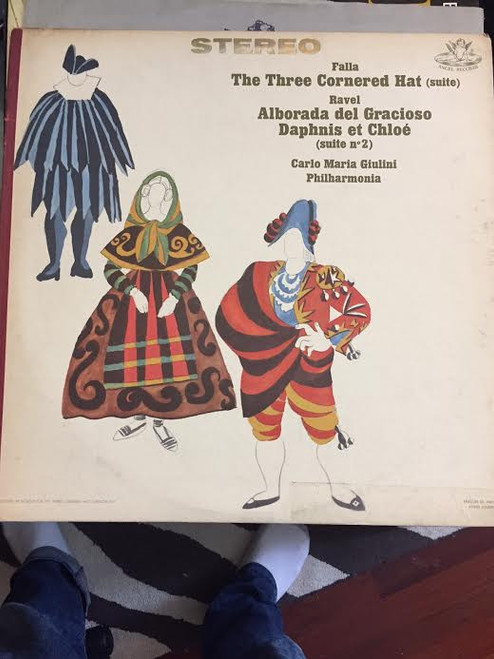 Carlo Maria Giulini, Maurice Ravel, Manuel De Falla - Falla: Three Cornered Hat Alborada; Daphnis et Chloe Suite  Giulini/Philharmonia Orchestra (LP)