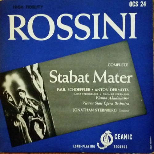 Rossini*, Vienna State Opera Orchestra*, Jonathan Sternberg - Stabat Mater - Complete (LP, Album)