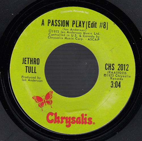 Jethro Tull - A Passion Play (7", Styrene, Ter)