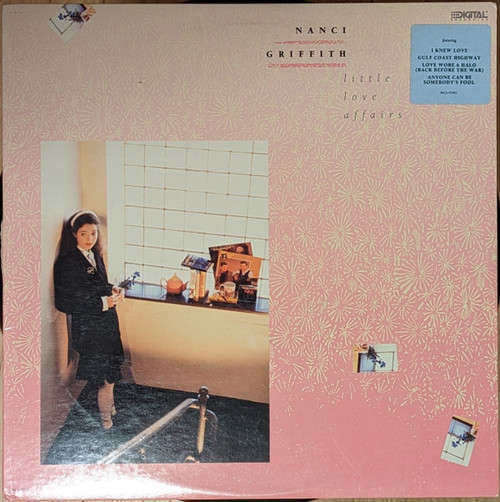 Nanci Griffith - Little Love Affairs (LP, Album, Pin)