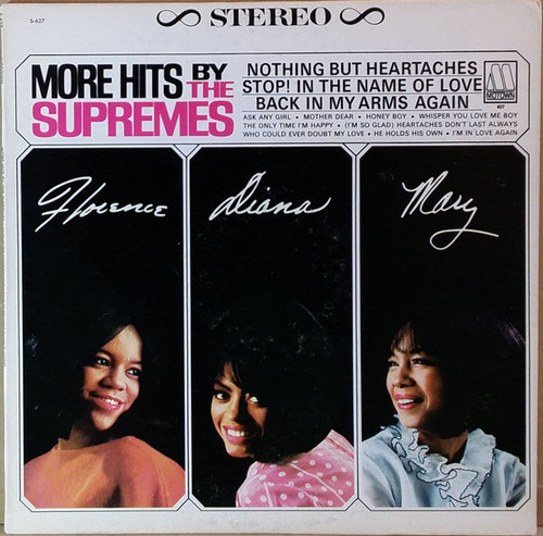 The Supremes - More Hits By The Supremes (LP, Album, Pit)_3887947771