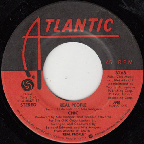Chic - Real People (7", Single)