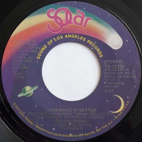 The Whispers - I Can Make It Better (7", She)
