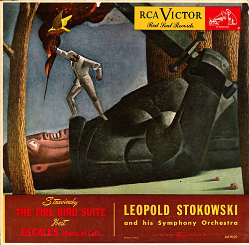 Stravinsky* / Ibert* - Leopold Stokowski And His Symphony Orchestra - The Fire Bird Suite • Escales (LP, Comp, Mono)