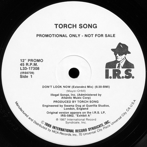 Torch Song - Don't Look Now (12", Promo)