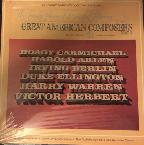 The Longines Symphonette Society* - Great American Composers Part 2 (3xLP, Album + Box)