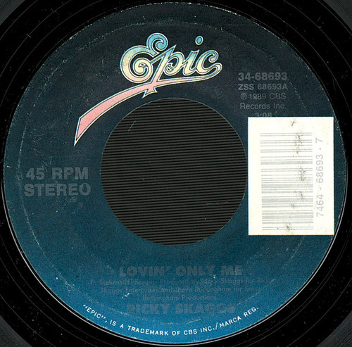 Ricky Skaggs - Lovin' Only Me (7", Single, Styrene)