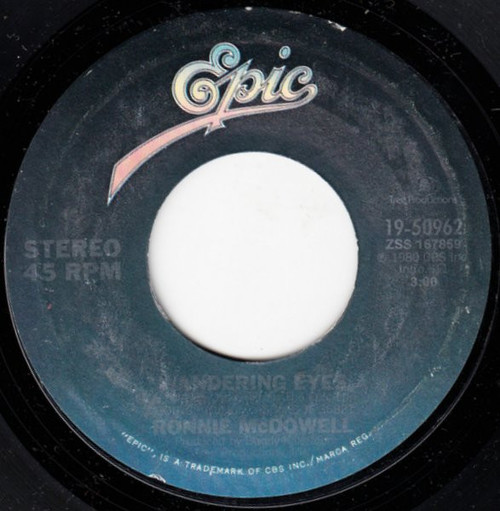 Ronnie McDowell - Wandering Eyes (7", Single, Styrene)