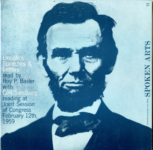 Lincoln* Read By Roy P. Basler With Carl Sandburg - Lincoln's Speeches And Letters Read By Roy P. Basler With Carl Sandburg Reading At Joint Session Of Congress February 12, 1959 (2xLP, Gat)