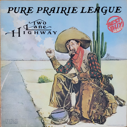 Pure Prairie League - Two Lane Highway (LP, Album, RE, Ind)