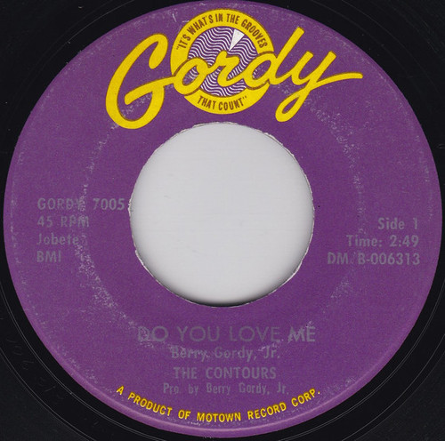 The Contours - Do You Love Me / Move, Mr. Man (7", Single, ARP)
