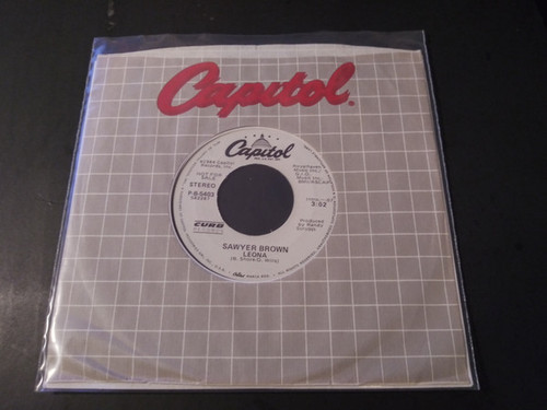 Sawyer Brown - Leona (7", Single, Promo)