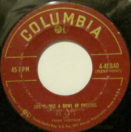 The Hi-Lo's With Frank Comstock - Life Is Just A Bowl Of Cherries / Basin Street Blues (7", Single, Styrene)