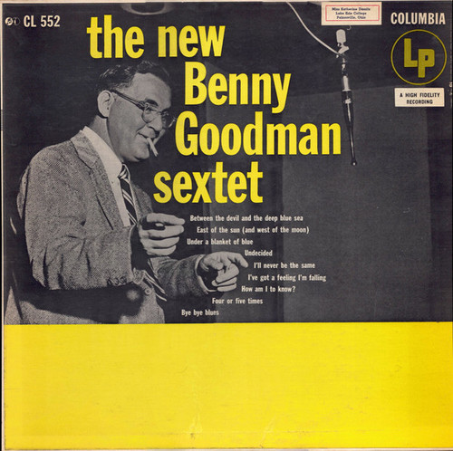 Benny Goodman Sextet - The New Benny Goodman Sextet (LP, Album, Mono)