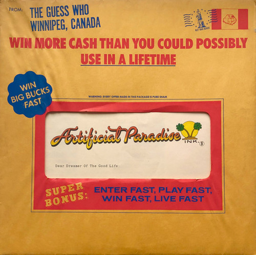 The Guess Who - Artificial Paradise (LP, Album, Roc)