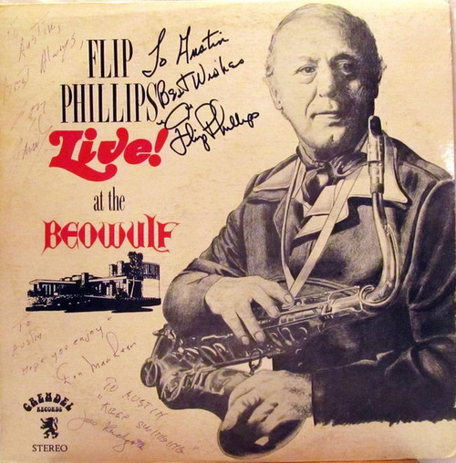 Flip Phillips - Live!  At The Beowulf (LP, Album)