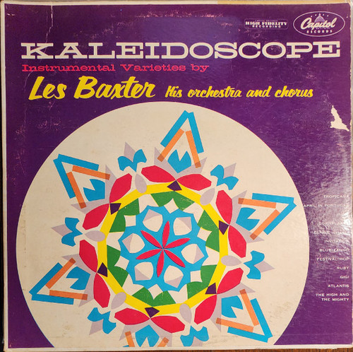Les Baxter His Orchestra And Chorus* - Kaleidoscope (LP, Album, Mono, Scr)