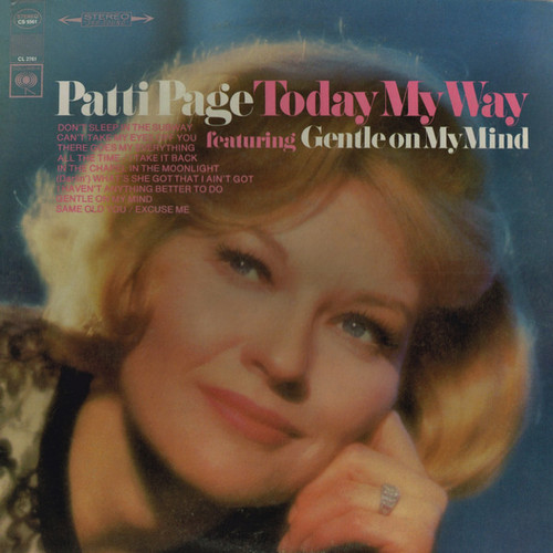 Patti Page - Today My Way (LP, Album)