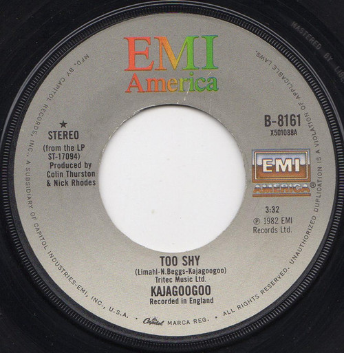 Kajagoogoo - Too Shy (7", Single, Win)