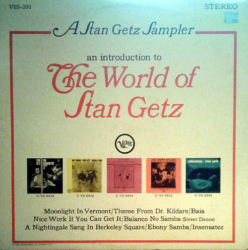 Stan Getz - A Stan Getz Sampler: An Introduction To The World Of Stan Getz (LP, Comp, Smplr)_3969421537