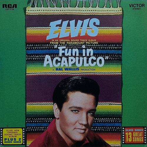 Elvis Presley - Fun In Acapulco (LP, Album, RE, Bla)