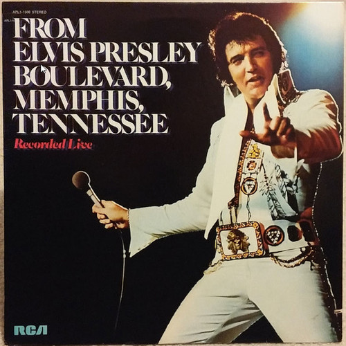 Elvis Presley - From Elvis Presley Boulevard, Memphis, Tennessee (LP, Album, RE, Bla)_3970426006