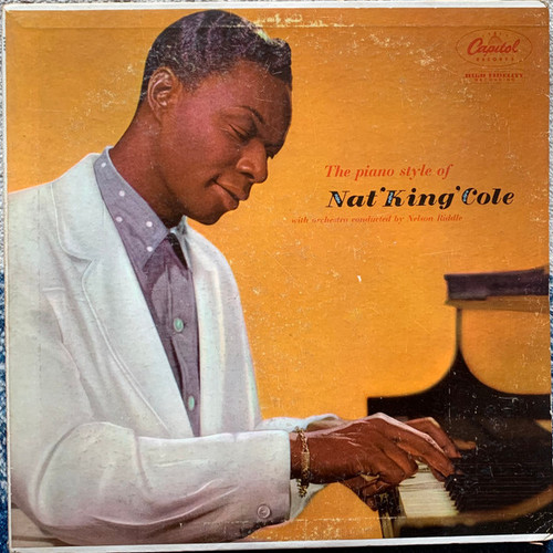 Nat 'King' Cole* - The Piano Style Of Nat 'King' Cole (LP, Album, Mono, RE, RP, Scr)