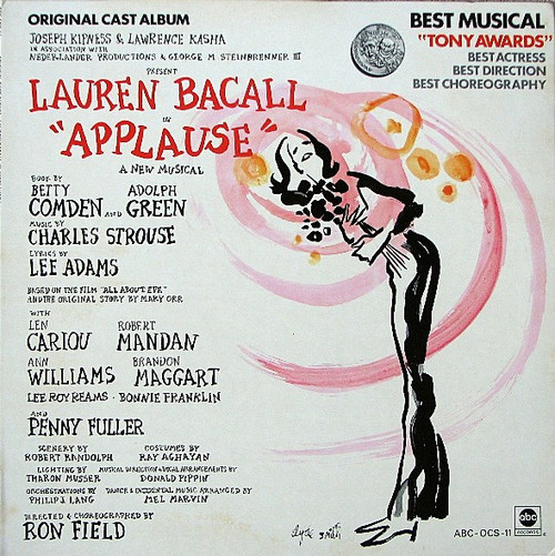 Lauren Bacall - Applause (Original Broadway Cast) (LP, Album, Club, Gat)