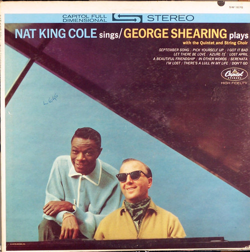 Nat King Cole / George Shearing - Nat King Cole Sings/George Shearing Plays (LP, Album, Scr)