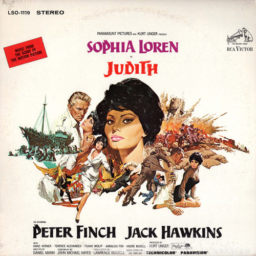 Sol Kaplan - Judith (Music From The Score Of The Motion Picture) (LP, Album)