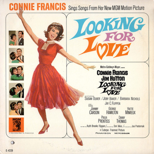 Connie Francis - Sings Songs From Her New MGM Motion Picture "Looking For Love" (LP, Album, Mono)