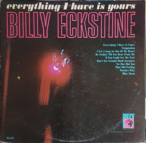 Billy Eckstine - Everything I Have Is Yours (LP, Mono)_3990026899